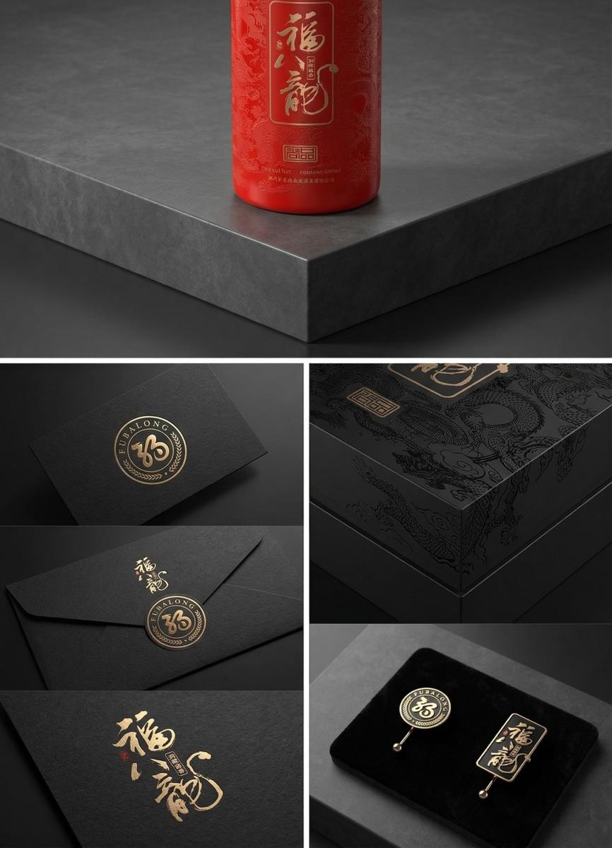 福八龙白酒品牌设计