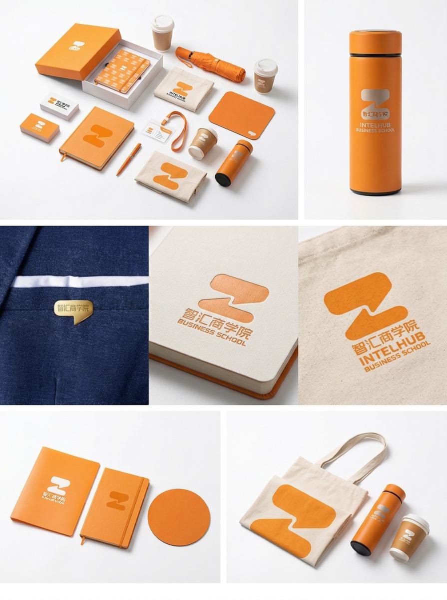 智汇商学院logo设计
