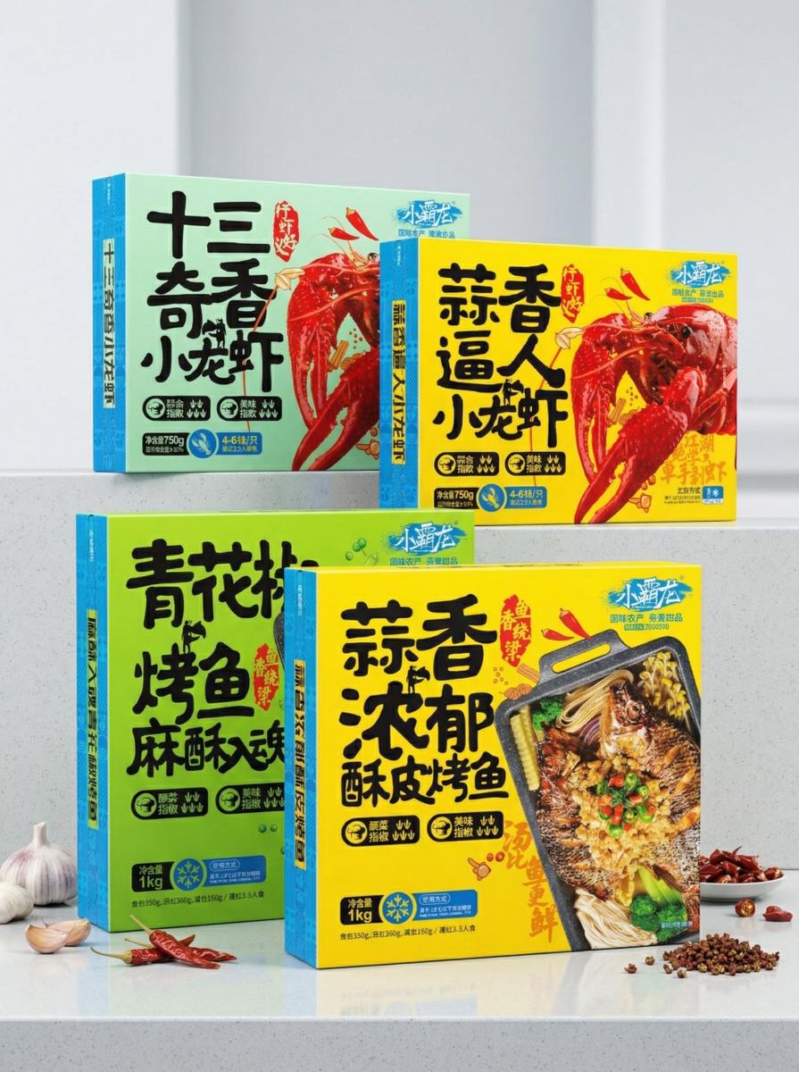 国联水产烤鱼包装设计 - 图2